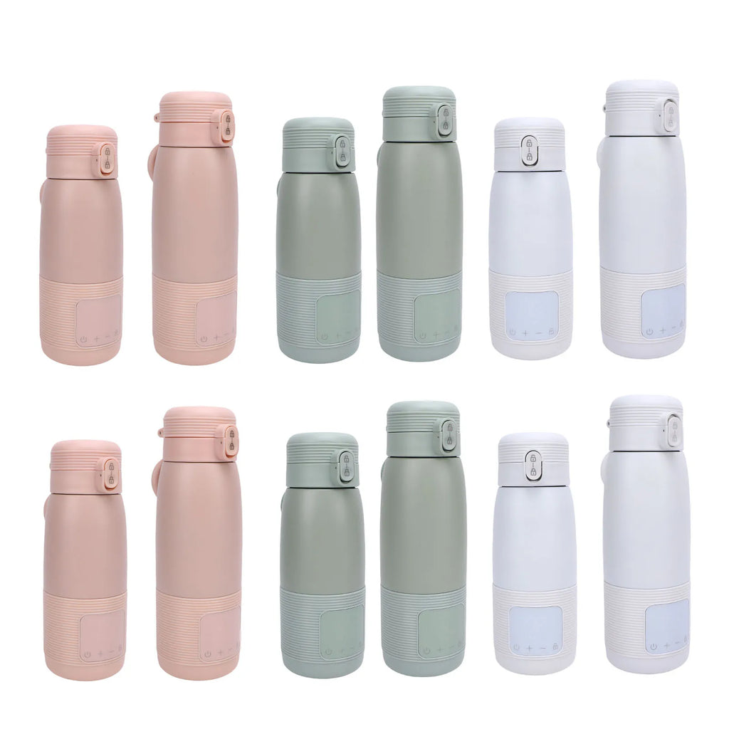 SipCrafted Portable Rechargeable Bottle Warmer – 37–55°C